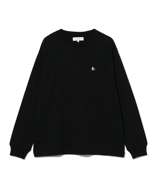 B:MING by BEAMS（ビーミングバイビームス）の「ワンポイント スムース ロングスリーブ Tシャツ（Tシャツ/カットソー・メンズ・ブラック/オフホワイト・X-LARGE/LARGE/MEDIUM/SMALL）」の22枚目の写真
