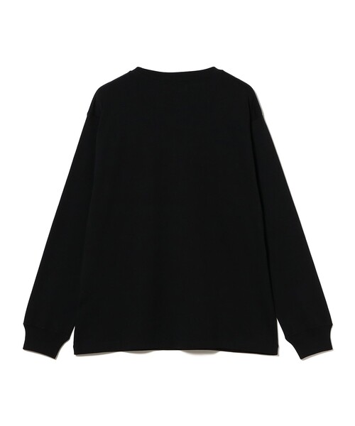 B:MING by BEAMS（ビーミングバイビームス）の「ワンポイント スムース ロングスリーブ Tシャツ（Tシャツ/カットソー・メンズ・ブラック/オフホワイト・X-LARGE/LARGE/MEDIUM/SMALL）」の3枚目の写真