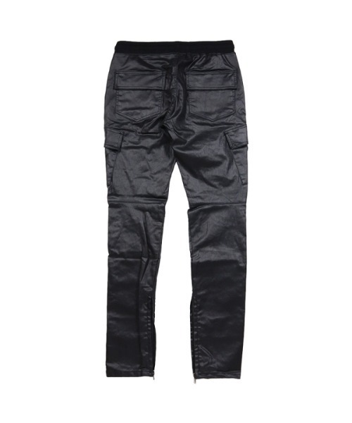 セール】【mnml】CARGO DRAWCORD WAXED PANTS [I]（デニムパンツ