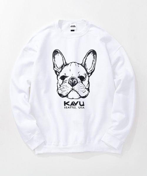 KAVU（カブー）の「KAVU/カブー 22 Dog Sweat/ドッグスウェット（スウェット・メンズ・ロイヤルブルー/グリーン/ライトブルー/アッシュグレー/グレー/ホワイト・MEDIUM/X-LARGE/LARGE）」の19枚目の写真