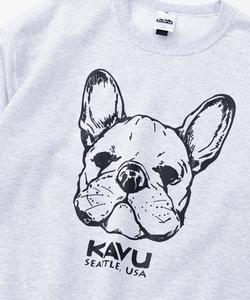 KAVU（カブー）の「KAVU/カブー 22 Dog Sweat/ドッグスウェット（スウェット・メンズ・ロイヤルブルー/グリーン/ライトブルー/アッシュグレー/グレー/ホワイト・MEDIUM/X-LARGE/LARGE）」の22枚目の写真