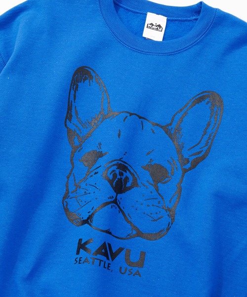 KAVU（カブー）の「KAVU/カブー 22 Dog Sweat/ドッグスウェット（スウェット・メンズ・ロイヤルブルー/グリーン/ライトブルー/アッシュグレー/グレー/ホワイト・MEDIUM/X-LARGE/LARGE）」の10枚目の写真