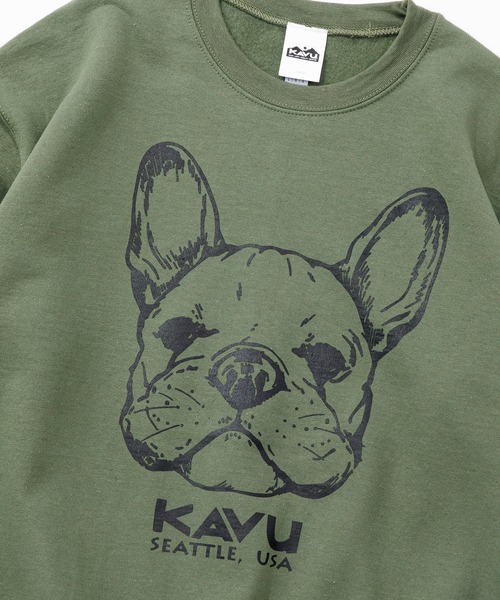 KAVU（カブー）の「KAVU/カブー 22 Dog Sweat/ドッグスウェット（スウェット・メンズ・ロイヤルブルー/グリーン/ライトブルー/アッシュグレー/グレー/ホワイト・MEDIUM/X-LARGE/LARGE）」の15枚目の写真
