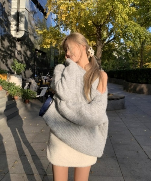 gossip!ロサンゼルス(ゴシップロサンゼルス)の「【Y2Kガーリー】もこもこボアAラインミニスカート(スカート・レディース・オフホワイト・S/M/L)」の18枚目の写真