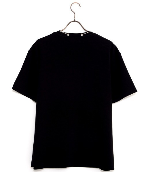 SILVER BULLET(シルバーバレット)の「『CavariA/キャバリア』ネックレス付きポンチ半袖TEE(Tシャツ/カットソー・メンズ・ブラック/ホワイト・L/M)」の11枚目の写真