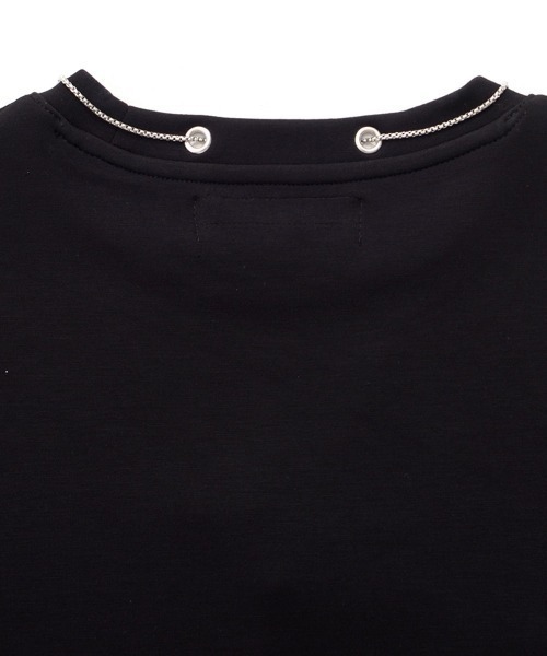 SILVER BULLET(シルバーバレット)の「『CavariA/キャバリア』ネックレス付きポンチ半袖TEE(Tシャツ/カットソー・メンズ・ブラック/ホワイト・L/M)」の16枚目の写真