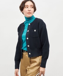 NOLLEY’S | 《手洗い可能》鹿の子編みクルーネックカーディガン(カーディガン/ボレロ)