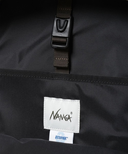 NANGA（ナンガ）の「ECOPAK UR DAY BAG/エコパック UR デイバッグ（バックパック/リュック・メンズ・ブラック/オリーブ・FREE）」の14枚目の写真