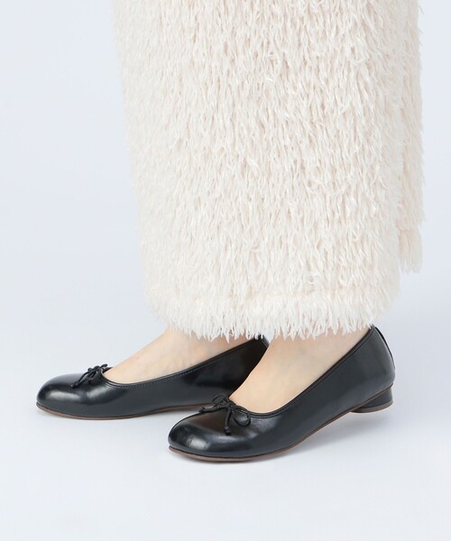 BEAMS HEART（ビームスハート）の「オブリークトゥ バレエ シューズ（22.5～24.5cm）（パンプス・レディース・シルバー/ホワイト系その他5/ブラック・SMALL/MEDIUM/LARGE）」の3枚目の写真