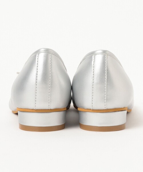 BEAMS HEART（ビームスハート）の「オブリークトゥ バレエ シューズ（22.5～24.5cm）（パンプス・レディース・シルバー/ホワイト系その他5/ブラック・SMALL/MEDIUM/LARGE）」の7枚目の写真