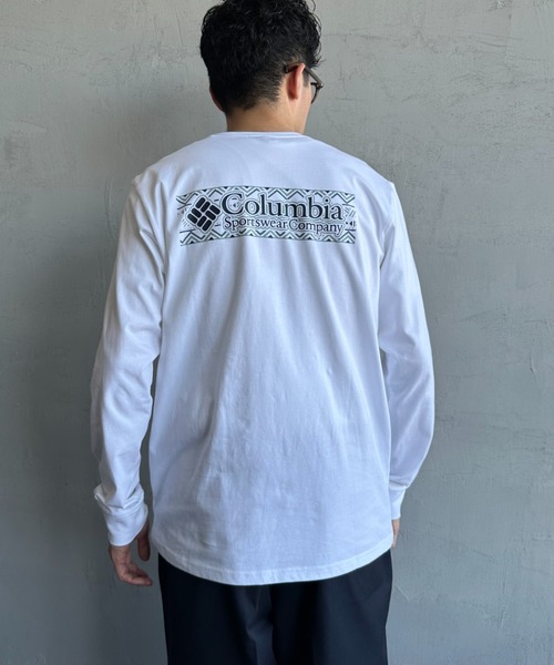 Columbia（コロンビア）の「【WEB限定】[Columbia/コロンビア] エクスプローラーズ キャニオン バックプリント ロンT（Tシャツ/カットソー・レディース・ネイビー/ホワイト/ブラック・M/L）」の22枚目の写真