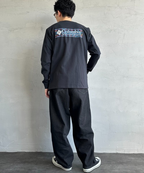 Columbia（コロンビア）の「【WEB限定】[Columbia/コロンビア] エクスプローラーズ キャニオン バックプリント ロンT（Tシャツ/カットソー・レディース・ネイビー/ホワイト/ブラック・M/L）」の7枚目の写真