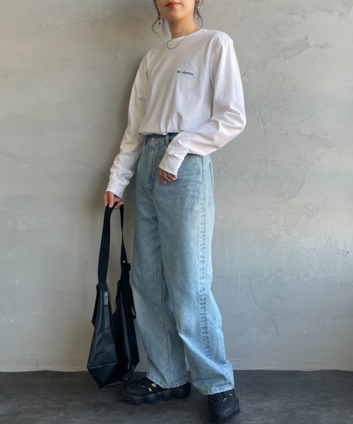 Columbia（コロンビア）の「【WEB限定】[Columbia/コロンビア] エクスプローラーズ キャニオン バックプリント ロンT（Tシャツ/カットソー・レディース・ネイビー/ホワイト/ブラック・M/L）」の12枚目の写真