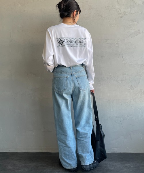 Columbia（コロンビア）の「【WEB限定】[Columbia/コロンビア] エクスプローラーズ キャニオン バックプリント ロンT（Tシャツ/カットソー・レディース・ネイビー/ホワイト/ブラック・M/L）」の13枚目の写真