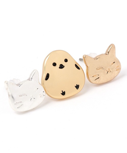 GLOBAL WORK(グローバルワーク)の「アニマルピアス/587253(ピアス(両耳用)・レディース・シルバー/ゴールド/シルバー系その他/ゴールド系その他・FREE)」の7枚目の写真
