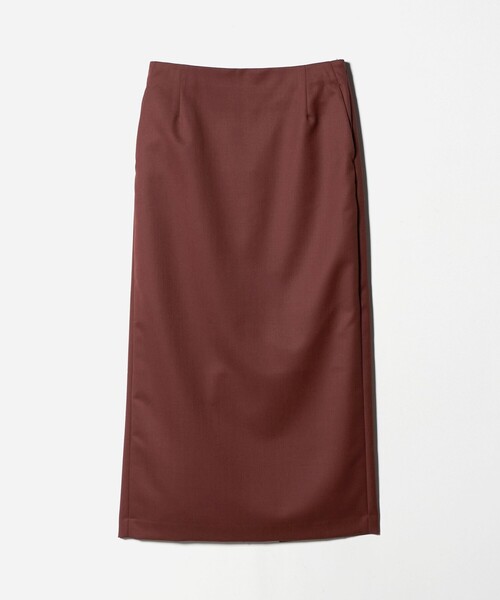 6（ロク）の「＜6(ROKU)＞ラップ ロング スカート（スカート・レディース・ワイン・36/38）」の10枚目の写真