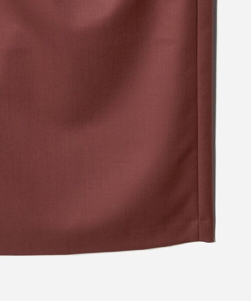 6（ロク）の「＜6(ROKU)＞ラップ ロング スカート（スカート・レディース・ワイン・36/38）」の11枚目の写真