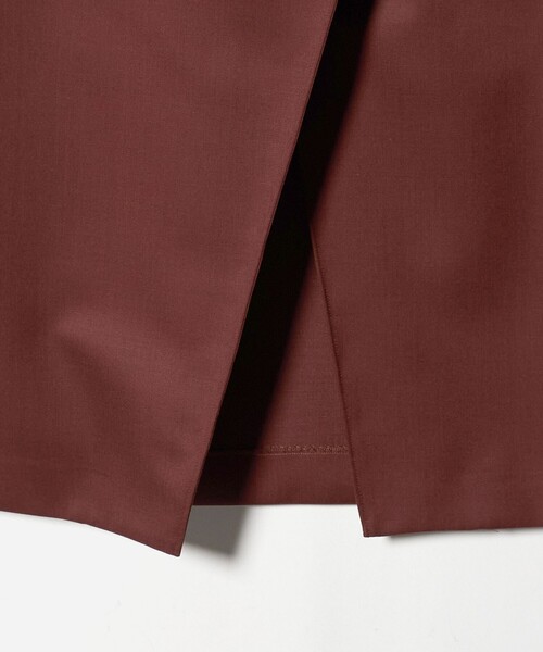 6（ロク）の「＜6(ROKU)＞ラップ ロング スカート（スカート・レディース・ワイン・36/38）」の13枚目の写真