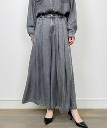 PICCIN | 【セットアップ可能】バイオシルクタックワイドフレアパンツ(その他パンツ)