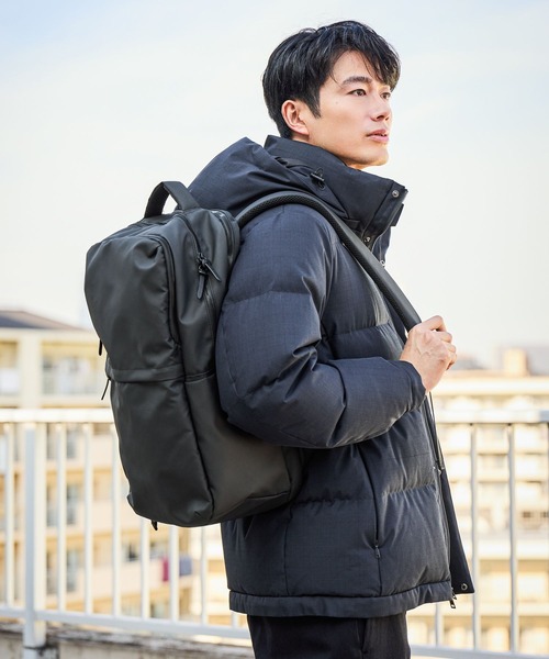 GLOBAL WORK（グローバルワーク）の「撥水スマらく整理収納リュック/579416（バックパック/リュック・メンズ・ブラック/ブラック系その他・FREE）」の22枚目の写真