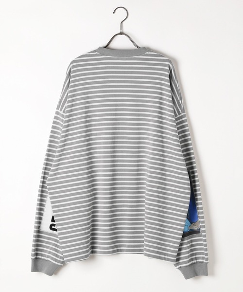 セール】【DISNEY】アリエル／ボーダーロンT（Tシャツ/カットソー