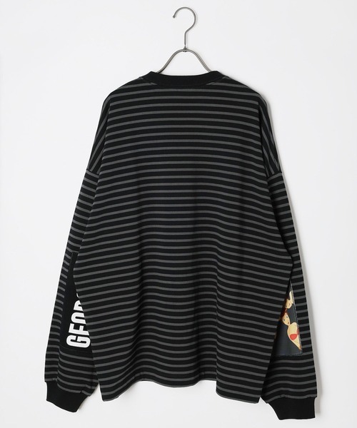 セール】【DISNEY】アリエル／ボーダーロンT（Tシャツ/カットソー