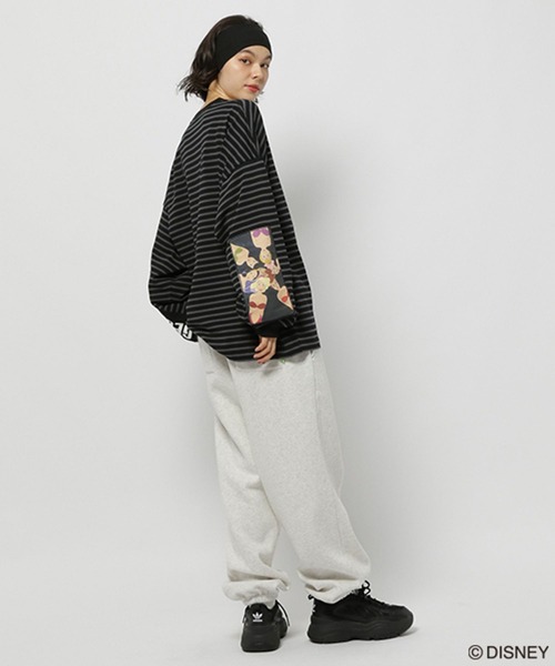 GEORGE'S（ジョージズ）の「【DISNEY】アリエル／ボーダーロンT（Tシャツ/カットソー・メンズ・チャコールグレー/グレー・SMALL/LARGE/MEDIUM）」の21枚目の写真