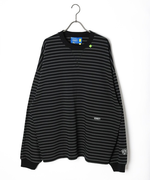 plllllleeeasse ボーダーロンT (BLACK) 新品未開封 セール】【DISNEY】アリエル／ボーダーロンT（Tシャツ/カットソー