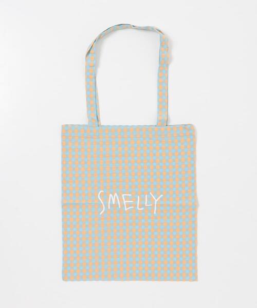 SMELLY（スメリー）の「プリントトートバッグM（トートバッグ・レディース・ブラック/イエロー系その他/ブルー系その他/ベージュ系その他/ホワイト系その他・MEDIUM）」の10枚目の写真