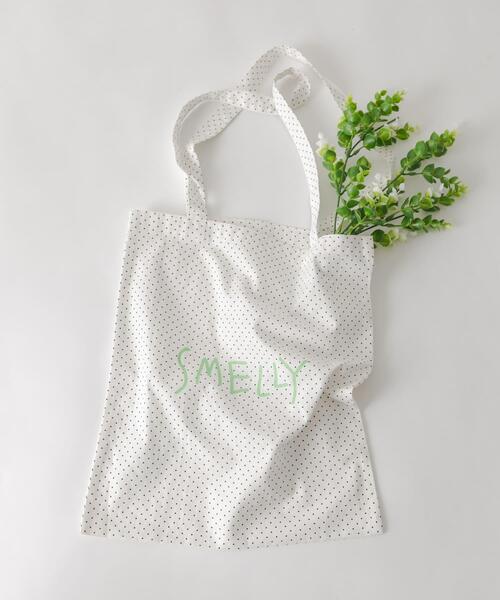 SMELLY（スメリー）の「プリントトートバッグM（トートバッグ・レディース・ブラック/イエロー系その他/ブルー系その他/ベージュ系その他/ホワイト系その他・MEDIUM）」の18枚目の写真