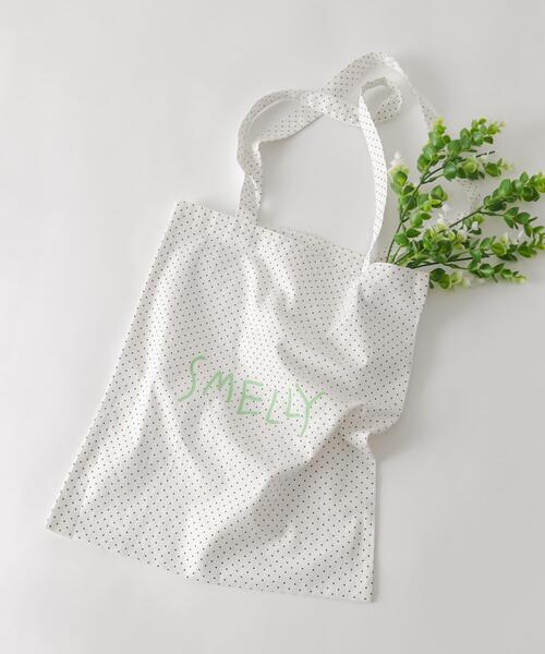 SMELLY（スメリー）の「プリントトートバッグM（トートバッグ・レディース・ブラック/イエロー系その他/ブルー系その他/ベージュ系その他/ホワイト系その他・MEDIUM）」の20枚目の写真