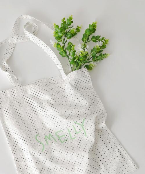 SMELLY（スメリー）の「プリントトートバッグM（トートバッグ・レディース・ブラック/イエロー系その他/ブルー系その他/ベージュ系その他/ホワイト系その他・MEDIUM）」の21枚目の写真