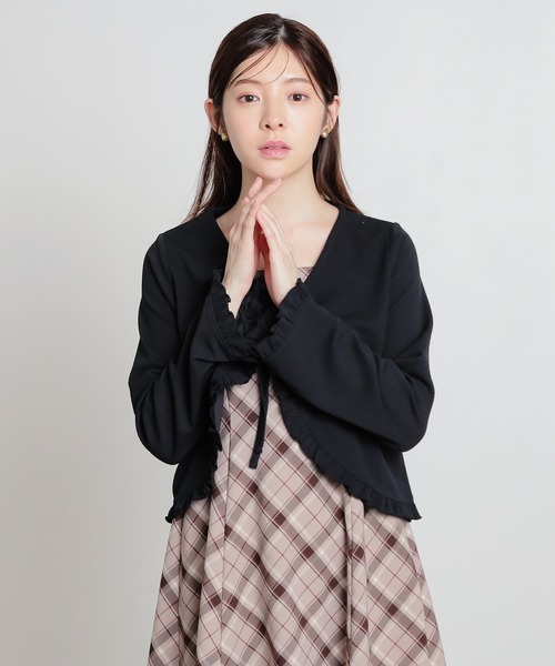 リボン使いボレロ（カーディガン/ボレロ）｜Honeys（ハニーズ）の