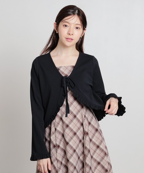 リボン使いボレロ（カーディガン/ボレロ）｜Honeys（ハニーズ）の