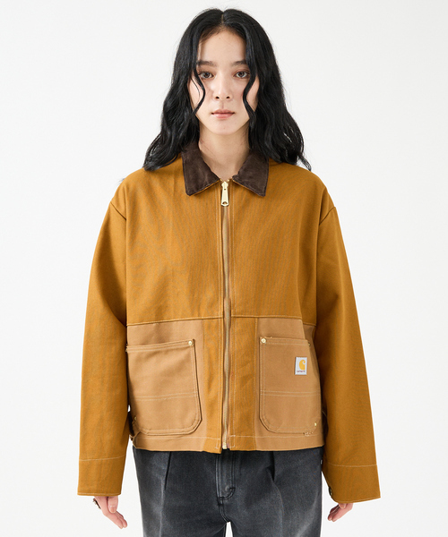 Carharttカーハート リメイク ワークジャケット Carhartt(カーハート) ⁄ ジャケット⁄--⁄--⁄マルチカラー⁄リメイク