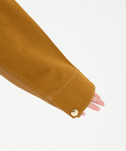 Carhartt(カーハート)の「【Carhartt/カーハート】 Upcycled Work Jacket / Unisex Design/リメイクオーバーサイズジャケット /再構築ワークジャケット(ブルゾン・メンズ・ベージュ系その他/ブラック系その他・M/L)」の14枚目の写真