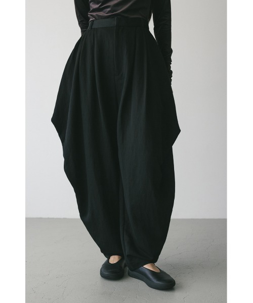 STYLEMIXER（スタイルミキサー）の「ドレープタックパンツ（その他パンツ・レディース・ライトブラウン/ブラック・MEDIUM/SMALL）」の5枚目の写真