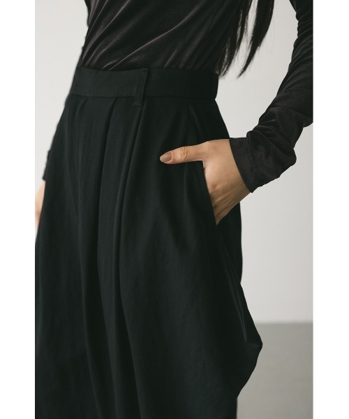 STYLEMIXER（スタイルミキサー）の「ドレープタックパンツ（その他パンツ・レディース・ライトブラウン/ブラック・MEDIUM/SMALL）」の8枚目の写真