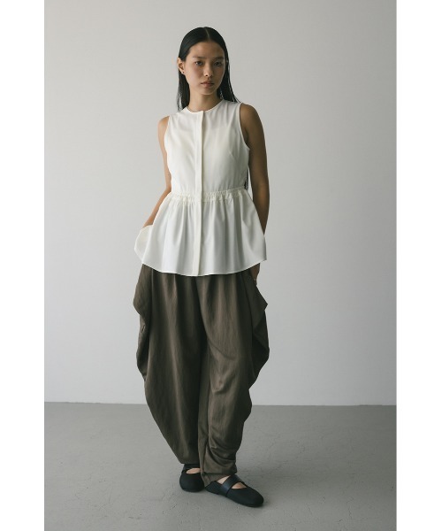 STYLEMIXER（スタイルミキサー）の「ドレープタックパンツ（その他パンツ・レディース・ライトブラウン/ブラック・MEDIUM/SMALL）」の11枚目の写真