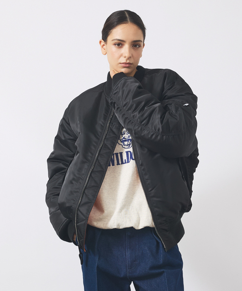 Valley Apparel フライトジャケット　MA-1 ネイビー Valley Apparel / バレーアパレル】MA-1 フライトジャケット