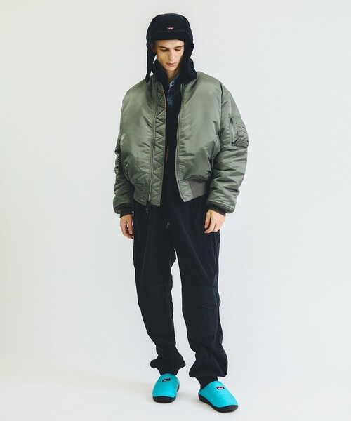 Valley Apparel(バレーアパレル)の「【Valley Apparel / バレーアパレル】MA-1 フライトジャケット / ミリタリーアウター(MA-1・メンズ・ブラック/グレー・XL/L/M)」の14枚目の写真