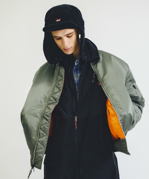 Valley Apparel(バレーアパレル)の「【Valley Apparel / バレーアパレル】MA-1 フライトジャケット / ミリタリーアウター(MA-1・メンズ・ブラック/グレー・XL/L/M)」の16枚目の写真