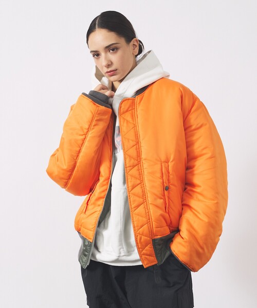 Valley Apparel(バレーアパレル)の「【Valley Apparel / バレーアパレル】MA-1 フライトジャケット / ミリタリーアウター(MA-1・メンズ・ブラック/グレー・XL/L/M)」の20枚目の写真