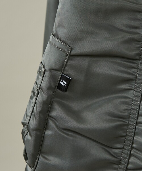 Valley Apparel(バレーアパレル)の「【Valley Apparel / バレーアパレル】MA-1 フライトジャケット / ミリタリーアウター(MA-1・メンズ・ブラック/グレー・XL/L/M)」の22枚目の写真