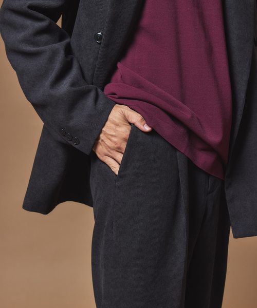 EDIFICE(エディフィス)の「"MULTI FUNCTION" コーデュロイ イージー スラックス(スラックス・メンズ・ベージュ系その他/ブラウン/ブラック/チャコールグレー・X-LARGE/LARGE/MEDIUM/SMALL)」の14枚目の写真