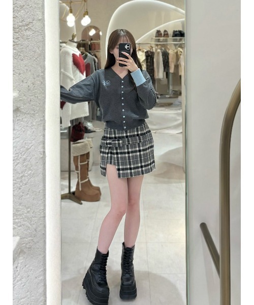 新品未開封　ダーリッチ　ポイントカラーニットカーディガン　darich フリー 新品未開封 ダーリッチ ポイントカラーニットカーディガン