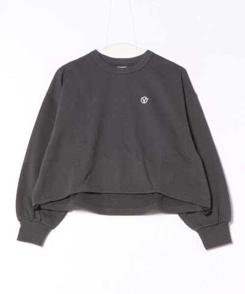 VANS(バンズ)の「VANS ヴァンズ W drawstring SWT スウェットクルー 125R3040700 SUMIKURO(スウェット・レディース・ブラック・MEDIUM/SMALL)」の1枚目の写真