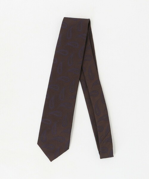 UNITED ARROWS(ユナイテッドアローズ)の「<ARCURI>ペイズリー ジャガード ネクタイ(ネクタイ・メンズ・ダークブラウン/ネイビー・FREE)」の2枚目の写真