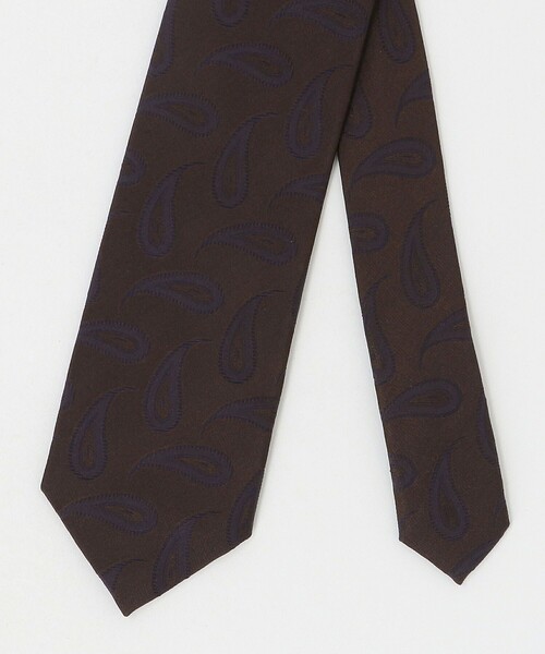 UNITED ARROWS(ユナイテッドアローズ)の「<ARCURI>ペイズリー ジャガード ネクタイ(ネクタイ・メンズ・ダークブラウン/ネイビー・FREE)」の6枚目の写真