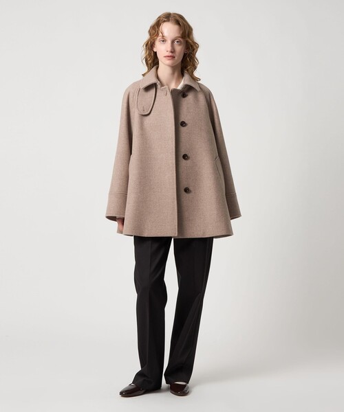 Steven Alan＞ウール カシミヤ テント ショートコート（ステン